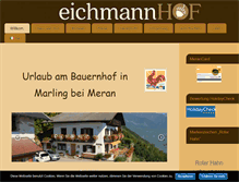 Tablet Screenshot of eichmannhof.com